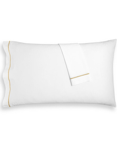 Italian Percale 100% Cotton Pillowcase Pair, King, Created for Macy's