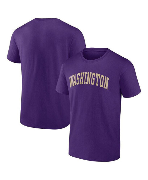 Men's Purple Washington Huskies Basic Arch T-shirt