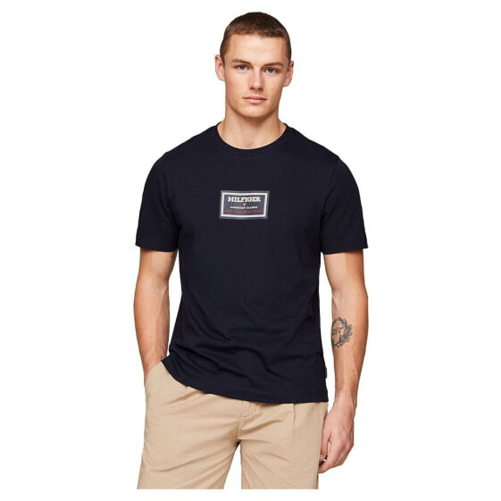 TOMMY HILFIGER Label Hd Print short sleeve T-shirt