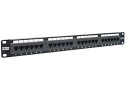 TRENDnet 24-port Cat6 Unshielded Patch Panel - 10/100/1000Base-T(X) - Gigabit Ethernet - Cat6