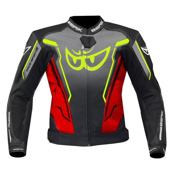 Куртка мотоциклетная спортивная Berik Sport Racing из кожи