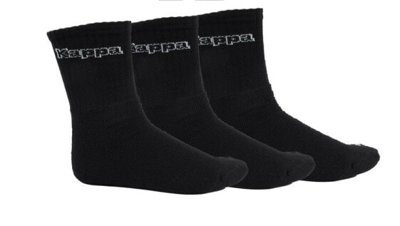 Длинные черные носки Kappa [34113IW 901] 3PAK