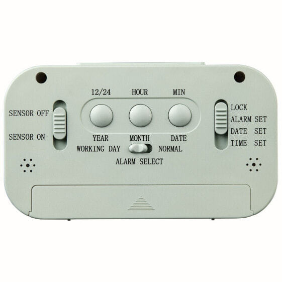 Hama RC 660, Digital alarm clock, Mint colour, Plastic, LED, White, AAA Micro