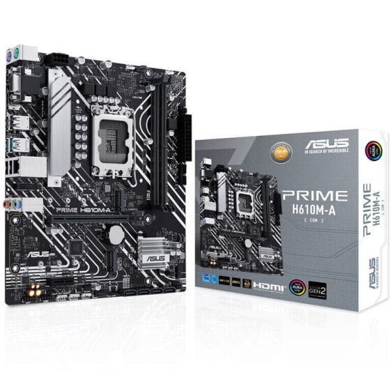 ASUS Prime H610M-A-CSM, Intel H610 Mainboard - Sockel 1700, DDR5