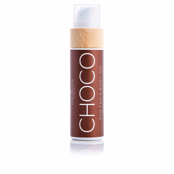 Cocosolis Choco Sun Tan & Body Oil Крем масло для загара в солярии и на солнце с ароматом шоколада 110 мл