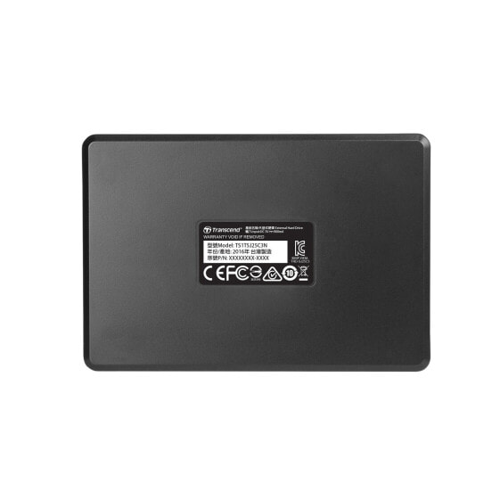 Transcend StoreJet 25C3N 1TB - 1000 GB - 2.5" - 3.2 Gen 1 (3.1 Gen 1) - 5400 RPM - Grey