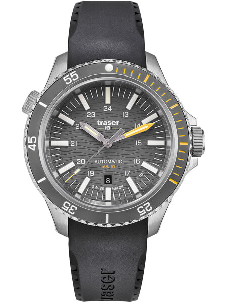 Traser H3 110330 P67 Diver Automatic T100 Grey Mens Watch 46mm 50ATM