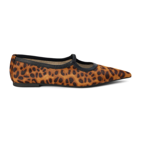 Matisse Fleur Leopard Mary Jane Womens Brown Flats Casual FLEUR-950