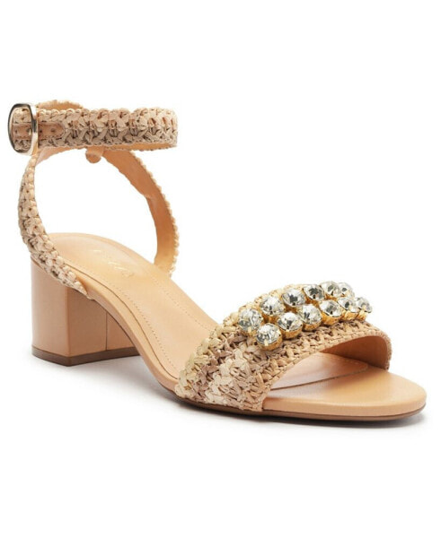 Women's Stella Mid Block Embellished Sandals