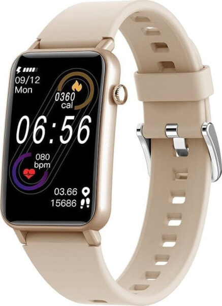 Smartwatch Kumi U3 Beżowy (KU-U3/GD)