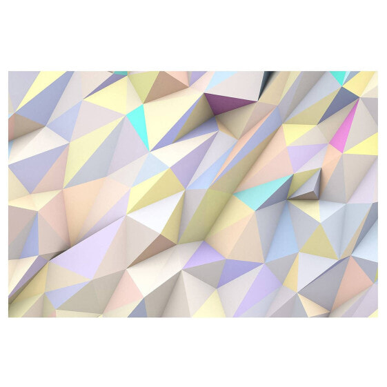 Обои Bilderwelten Pastell Dreiecke в 3D