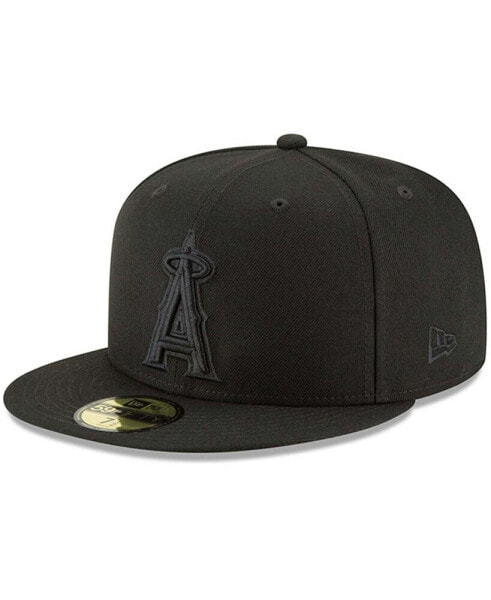 Бейсболка черного цвета New Era Los Angeles Angels Primary Logo Basic 59FIFTY для мужчин