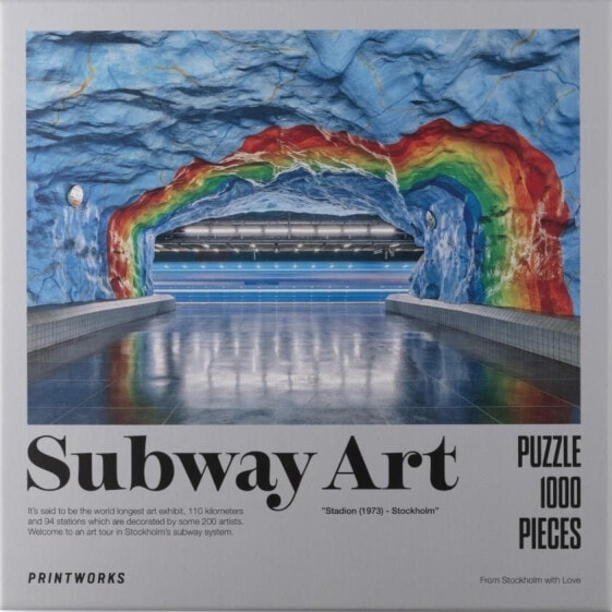 Пазл развивающий Printworks Subway Art - Rainbow 1000 элементов
