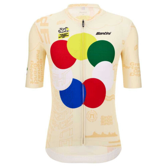 SANTINI Grand Départ Florence Tour de France 2024 Short Sleeve Jersey