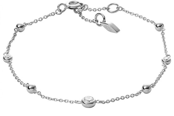 Silver bracelet with crystals JFS00452040