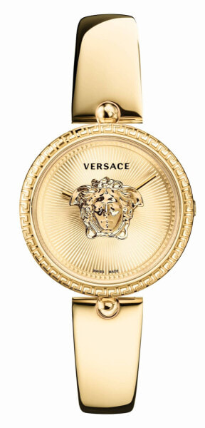 Versace Damenuhr Palazzo Empire Gold Edelstahl 34mm VECQ00618