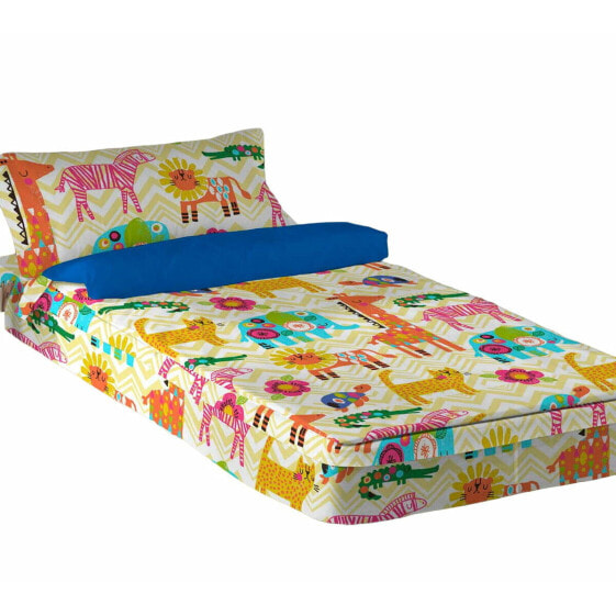 Комплект постельного белья на молнии Cool Kids SAFARI 90 кровать 90 x 190 cm