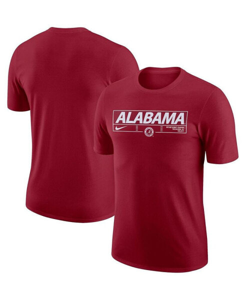 Men's Crimson Alabama Crimson Tide Wordmark Stadium T-shirt