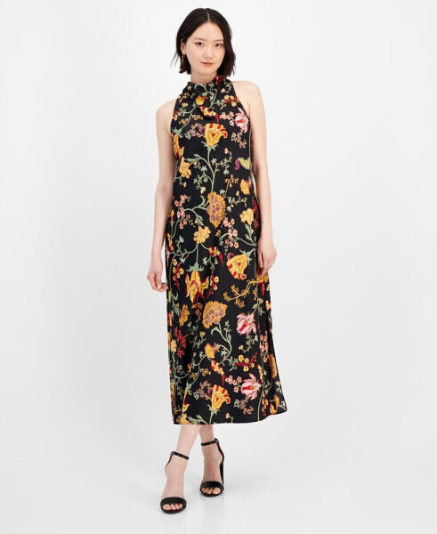 Women's Floral-Print Maxi Dress