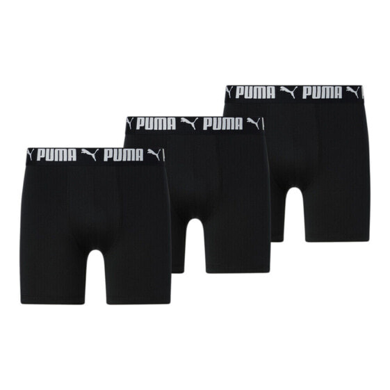 Puma 3Pack Athletic Fit Boxer Brief Mens Black 85942901