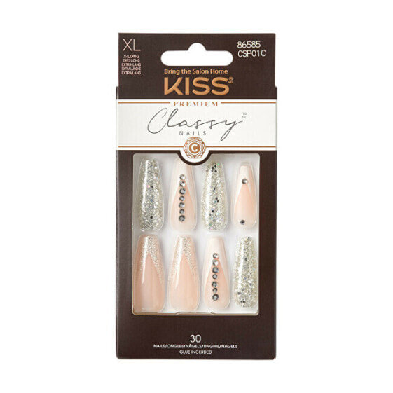 Adhesive nails Classy Nails Premium - Sophisticated 30 pcs