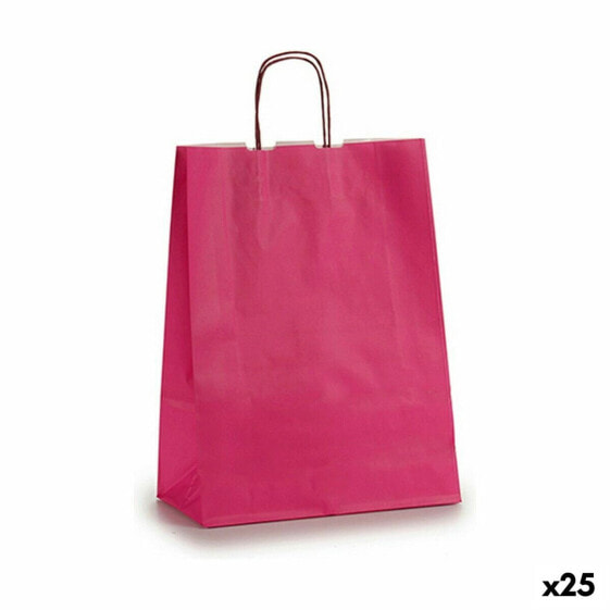 Бумажный пакет розовый Pincello 12 x 52 x 32 см (25 штук)