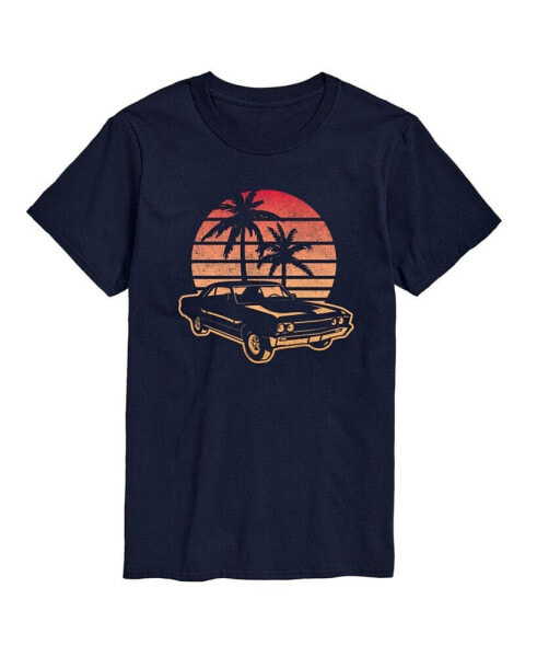 Men's Sunset Car Short Sleeve T-shirt