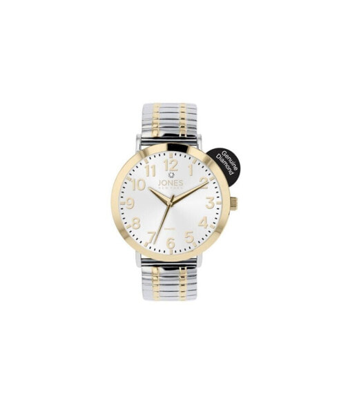Часы и аксессуары Jones New York мужские наручные часы с металлическим браслетом двухцветные 42 мм