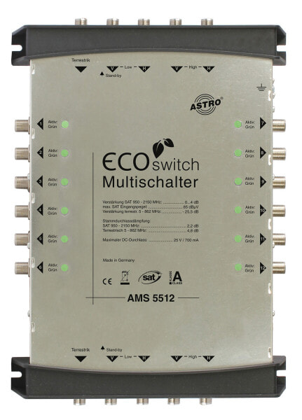 ASTRO 00360583 - 5 inputs - 12 outputs - 950 - 2150 MHz - 75 ? - -15 - 55 °C - 242 mm