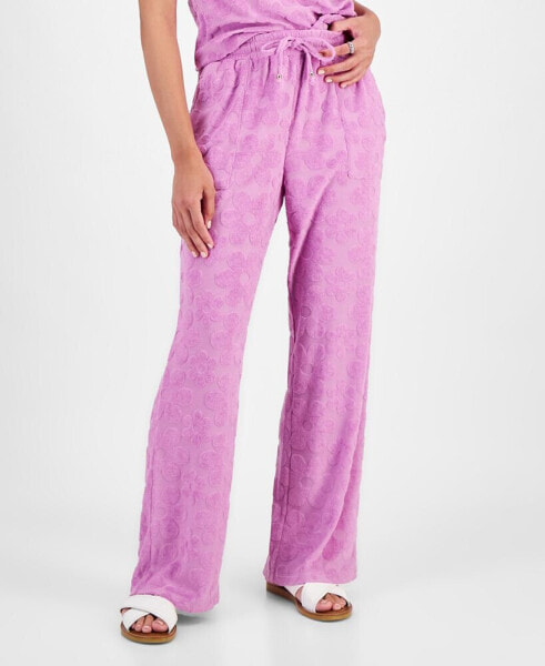 Juniors' Velour Drawstring Cover-Up Pants, Created for Macy's