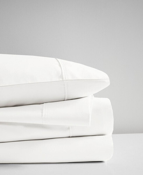 CLOSEOUT! Wrinkle-Resistant 400 Thread Count Cotton Sateen 4-Pc. Sheet Set, California King