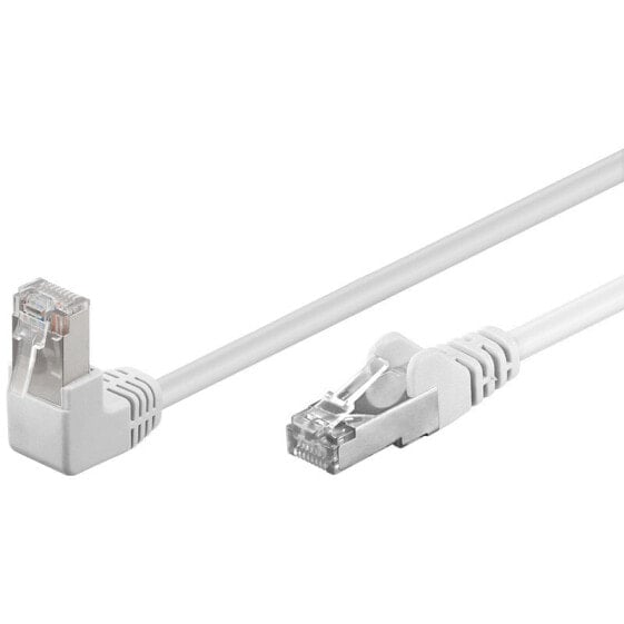 Goobay 94180 сетевой кабель 3 m Cat5e F/UTP (FTP) Белый