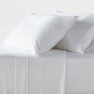 King 320 Thread Count Cool TENCEL Lyocell Sheet Set White - Threshold