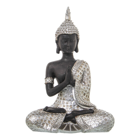 Decorative Figure Alexandra House Living Brown Silver Acrylic Plastic Melamin Buddha