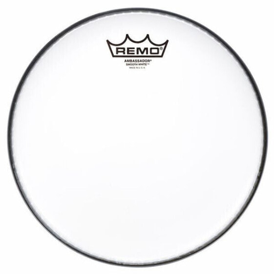 Remo 10" Ambassador Smooth White