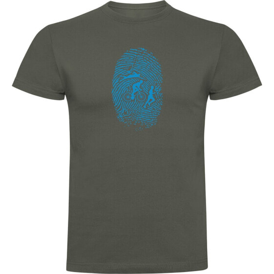 KRUSKIS Triathlon Fingerprint short sleeve T-shirt