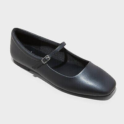 Women's Elsa Ballet Flats - Wild Fable Black 8.5