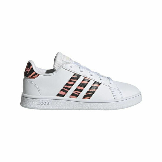 Sports Shoes for Kids Adidas Grand Court Print White