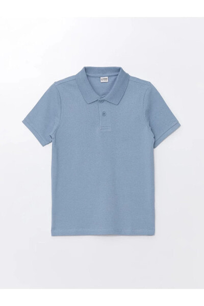 LCW Kids Polo Yaka Basic Kısa Kollu Erkek Çocuk Tişört LCW