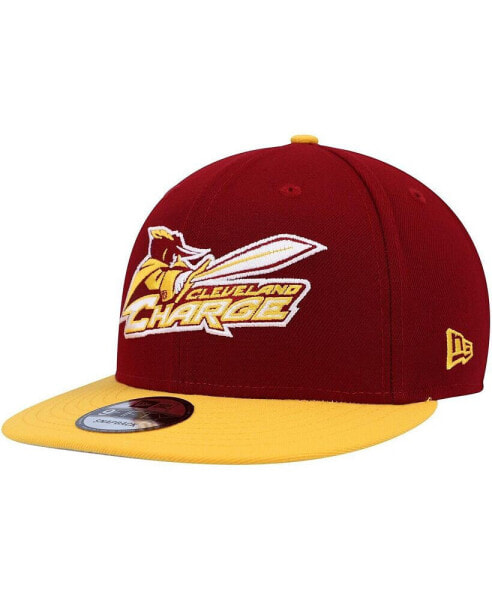 Men's Wine, Gold Cleveland Charge 2022-23 NBA G League Draft 9FIFTY Snapback Hat