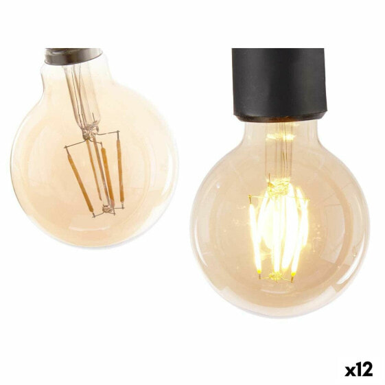 Светодиодная лампа Vintage Прозрачная Gift Decor LED E27 4 Вт 8 x 12 x 8 см (12 штук)