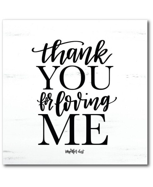 Thank You 20" x 20" Gallery-Wrapped Canvas Wall Art