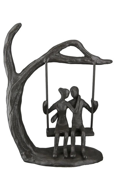 Eisen Design Skulptur LOVERS brüniert