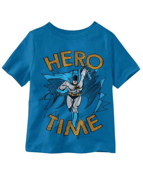 Batman Toddler and Little Boys Short Sleeve Graphic T-shirt