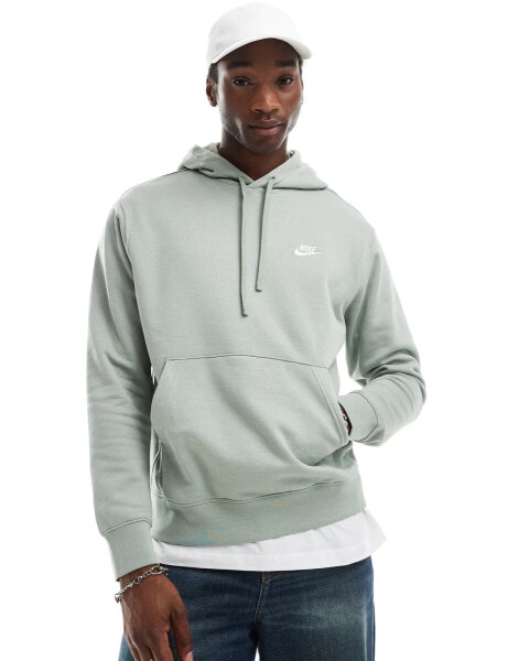 Nike Club hoodie in lime