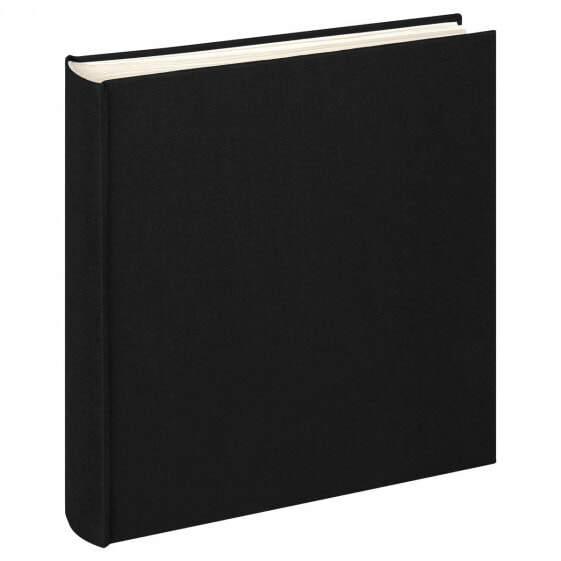 Walther FA-508-B - Black - 100 sheets - Perfect binding - Cardboard - Linen - White - 300 mm