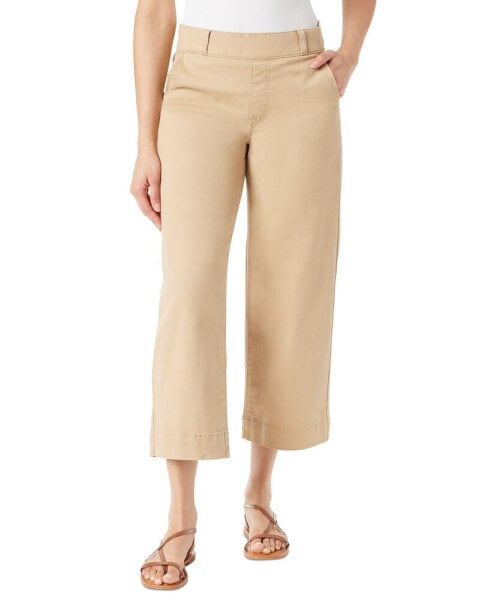 Women's Shape-Effect Wide-Leg Cropped Pants