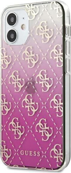 Guess Guess GUHCP12SPCU4GGPI iPhone 12 mini 5,4" różowy/pink hardcase 4G Gradient