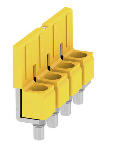 Weidmüller WQV 6/4 - Cross-connector - 50 pc(s) - Polyamide - Yellow - -60 - 130 °C - V0