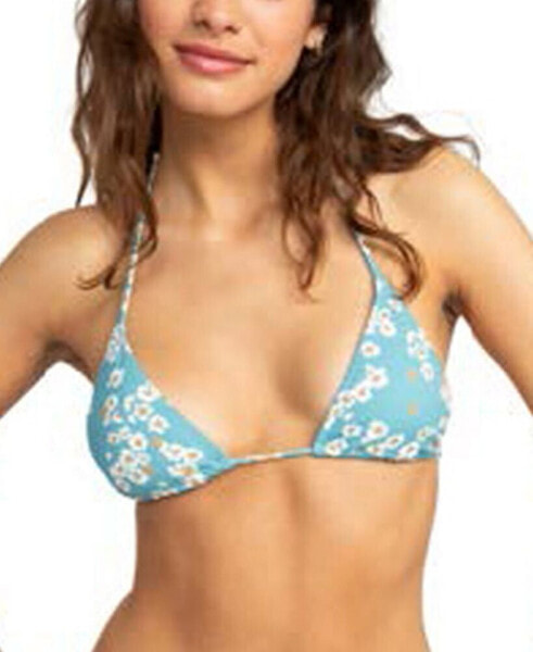 Juniors' Beach Classics Triangle String Bikini Top